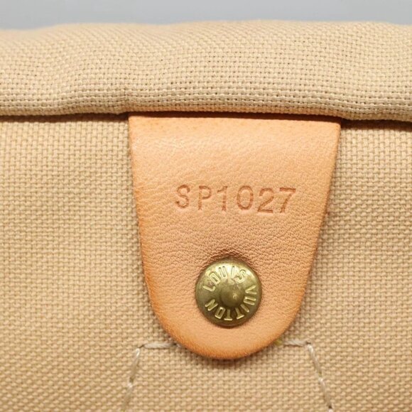 LOUIS VUITTON Damier Azur Speedy 30 Hand Bag N41533 LV Auth 129882 - Picture 13 of 16